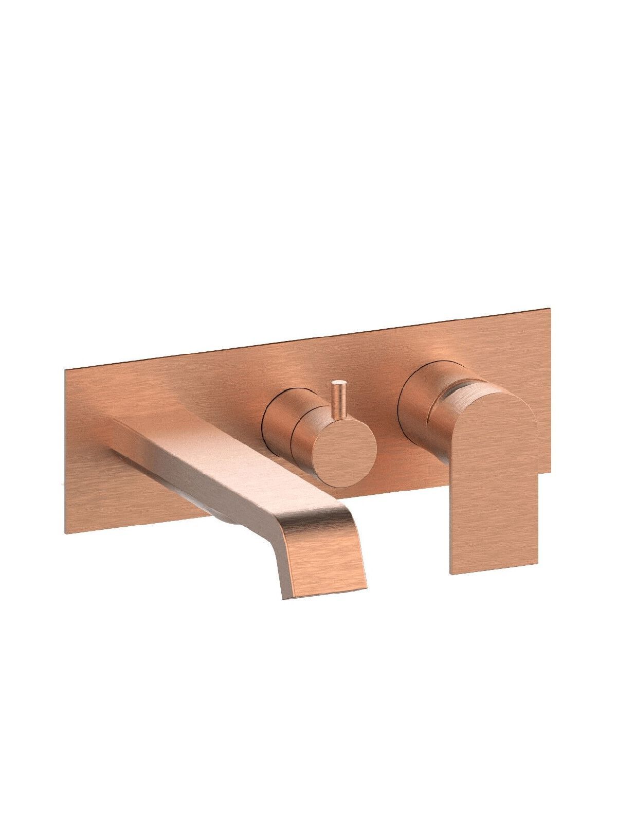 Однорычажный смеситель для ванны с 3 отверстиями с пластиной Rubinetterie Frattini отдельная эстетика ARCH-00054513 - Вид №8