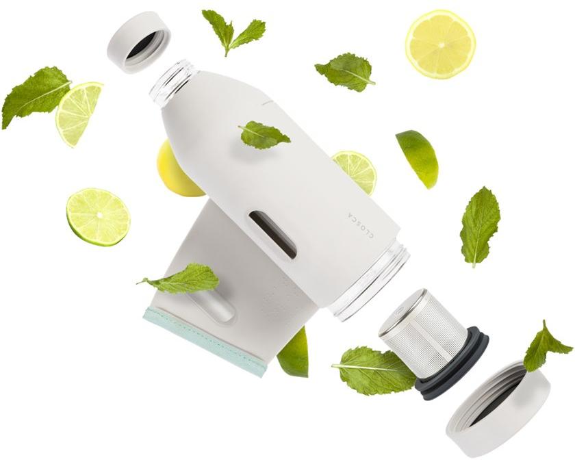 Closca Design Стеклянная бутылка с силиконовым покрытием sun-id-1363052 - Вид №13