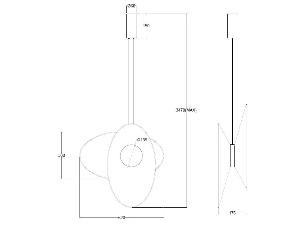 Ткань подвесной светильник Maytoni Evolution ARCH-00051889 - Вид №7