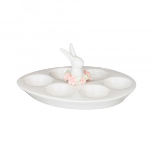 146-1651 Посуда фарфоровая ПОДСТАВКА ПОД ЯЙЦА "ВЕСЕННИЙ КРОЛИК" Lefard