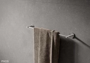 HS20-80-800 Полотенцедержатель серии d, прикручиваемый к стене, ширина 80 см. PHOS