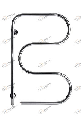 Полотенцесушитель электрический ТЕРА F-образный 720х500 (ПСН-04-03) с кронш. 65Вт 219124