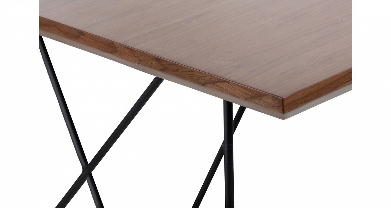 Обеденный стол прямоугольный темный орех 180 см Varna UNICO  249558 Орех;коричневый  - Вид №3