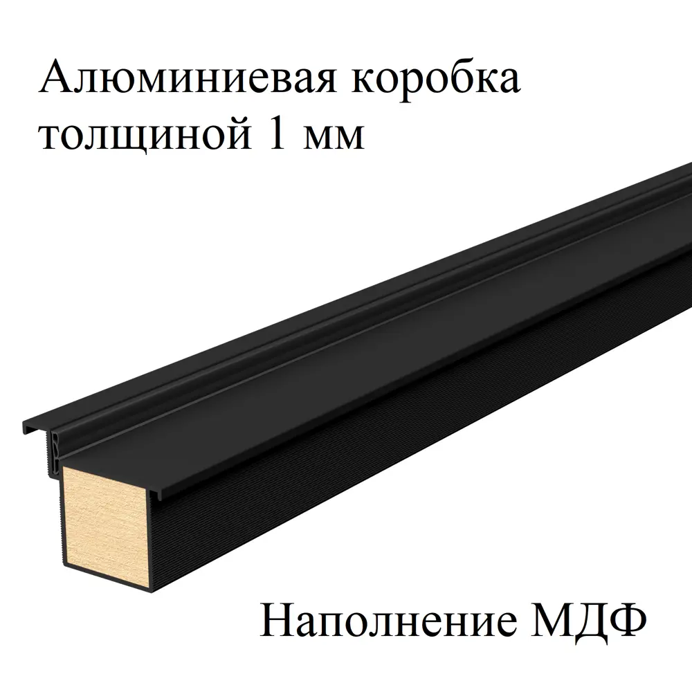 Дверная коробка Весталия 2160x40x57x60 мм правая цвет черный (2.5 шт.) 89460381 STLM-2026042 Santreyd 