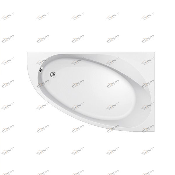 Ванна угловая Nova 160/100 см  с гидро и аэромассажем 2NVB5S6 Gruppo Geromin 