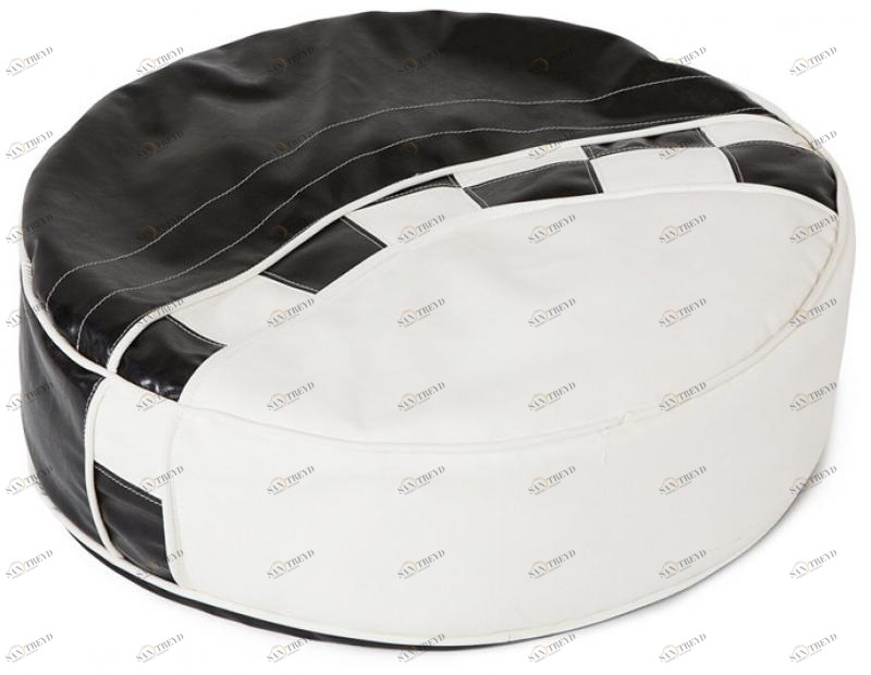 Пуфик ABC-KING круглый Formula -(чер/бело) 4631147959393