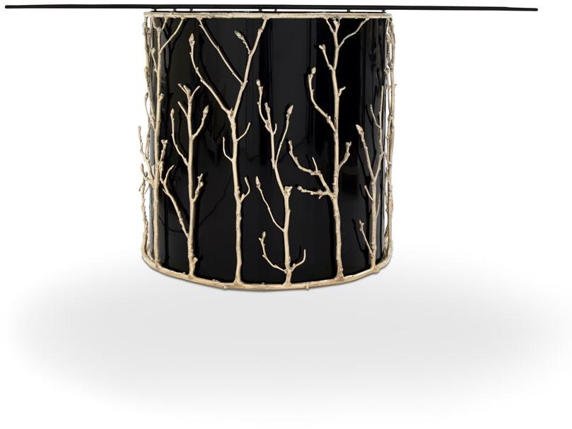 KOKET Круглый стол из лакированного стекла Enchanted sun-id-1424536 - Вид №1