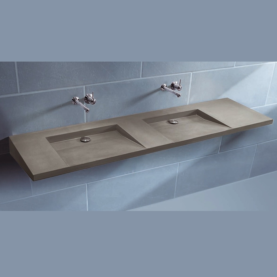 46091 Подвесная раковина настенная овальная Bagno Sasso  белая  - Вид №1