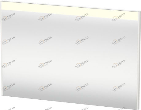 BR700302222 Brioso Зеркало с подсветкой Белый глянцевый декор Duravit