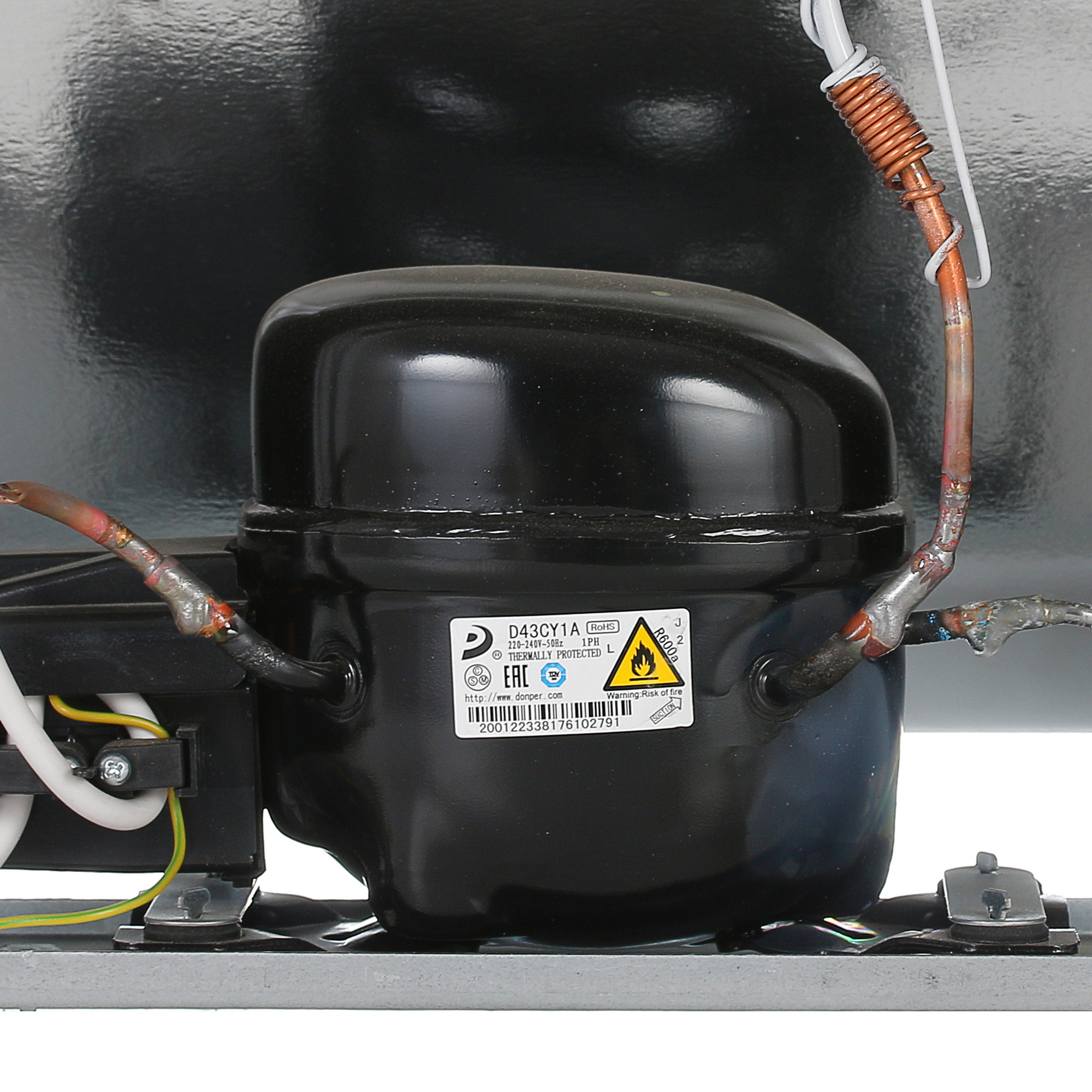 8121688 Холодильник компактный   Бирюса М108 серебристый STDN-0005135 - Вид №8