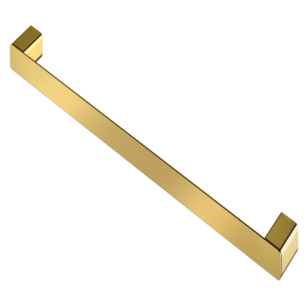 00961343 Плоский полированный золотой держатель для полотенец Docol DOCOLFLAT 