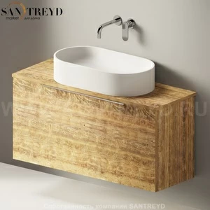 Flaminia BOX Настенная тумба для раковины 105 см с 1 ящиком BX834.WW