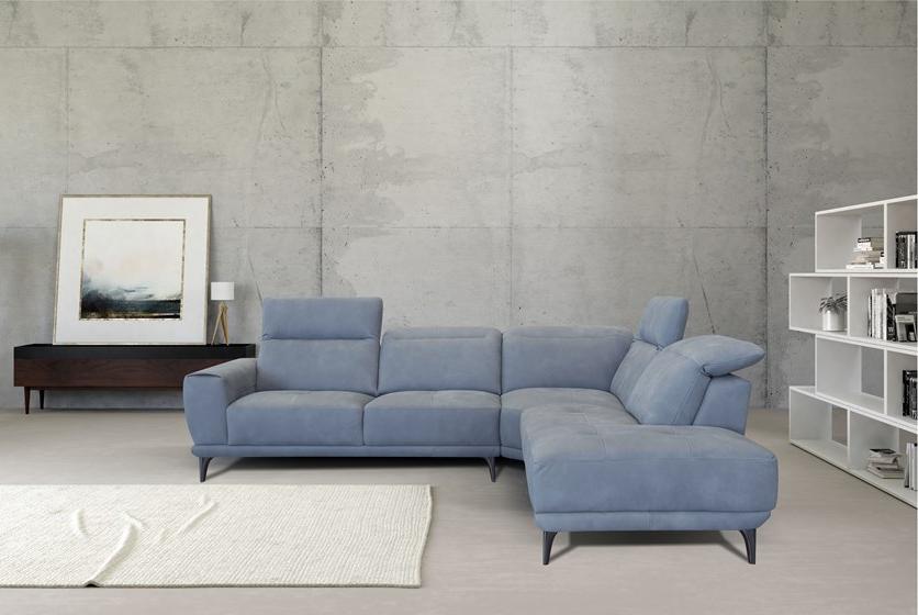 Rossini Sofas Угловой кожаный диван с подголовником sun-id-1402771 - Вид №2