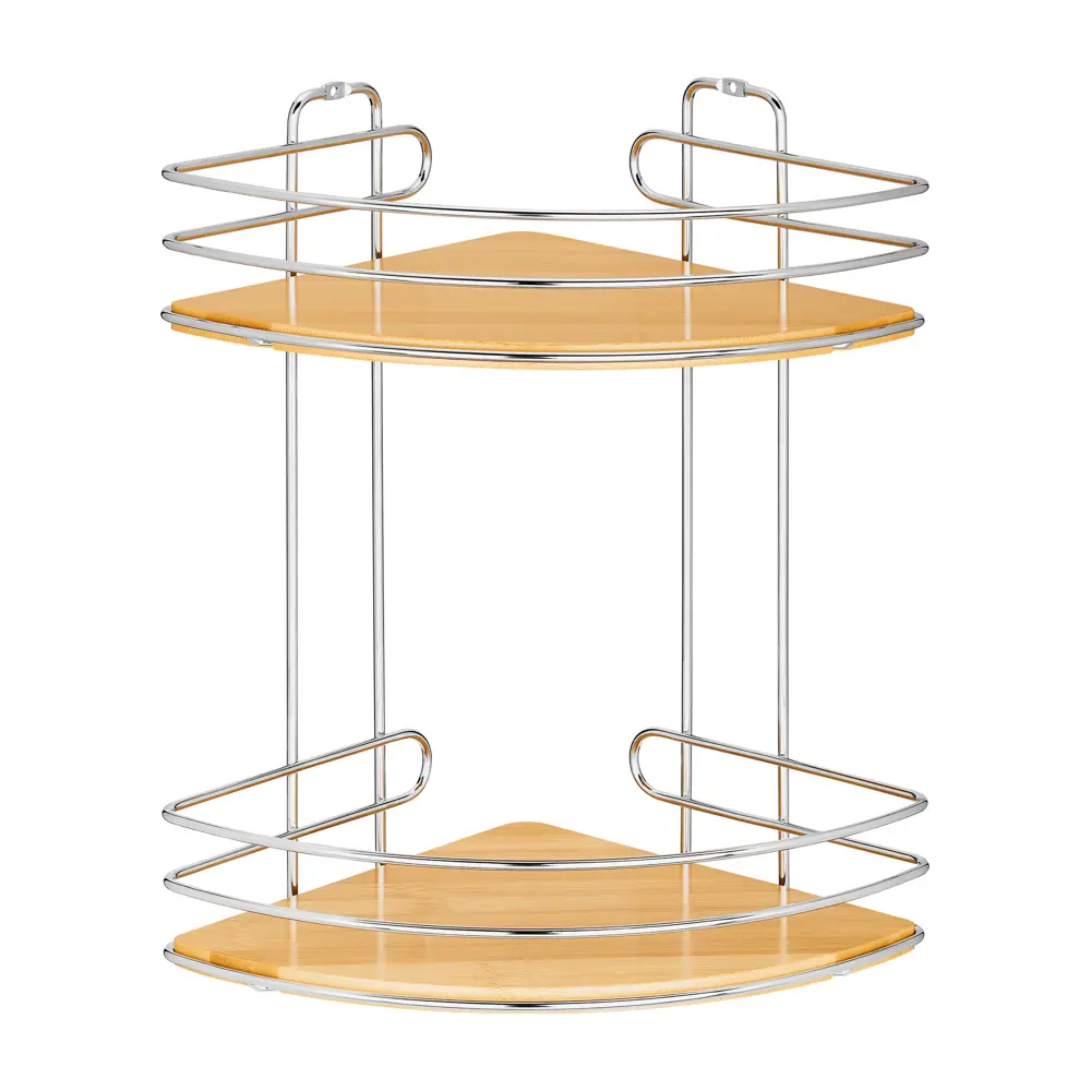 Полка угловая 21.8х21.8х32.8 см, цвет хром Santreyd Без серии STLM-2042685