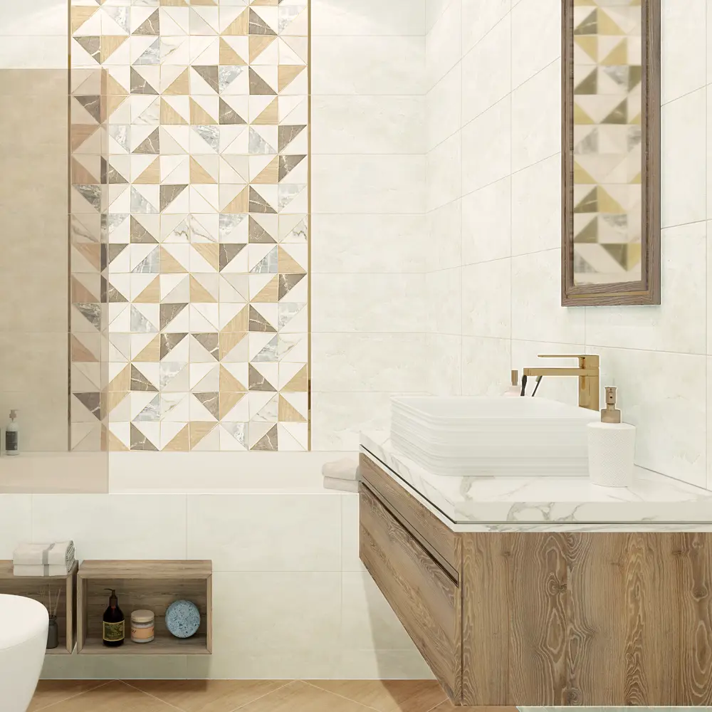 Плитка Triangle Wood 24.9x50 см 1.49 м², цвет бежевый Santreyd STLM-2199817 - Вид №5
