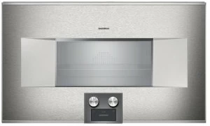 Gaggenau Комбинированный духовой шкаф из нержавеющей стали и стекла Serie 400 Bs485112