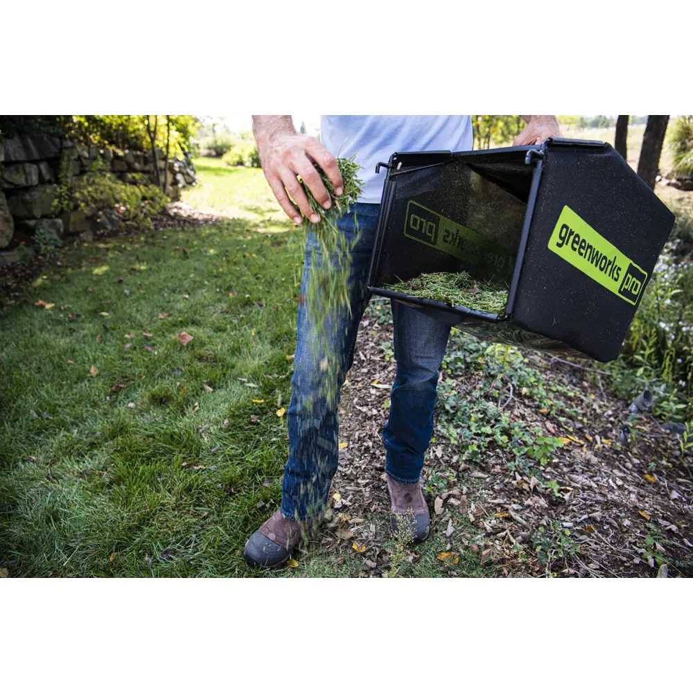 Газонокосилка аккумуляторная бесщеточная самоходная GreenWorks 2514307UB 60 В 60 см 1x4 Ач АКБ и ЗУ входит в комплект 84134005 STLM-2189953  - Вид №7
