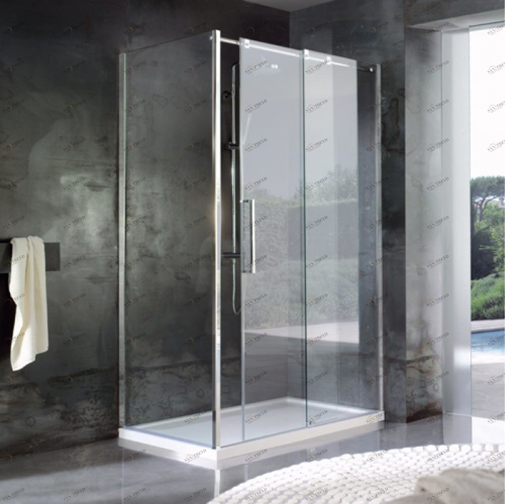 Душевой уголок Look L01 150x100 см Karolitalia BLUBLEULOOKL01150X100