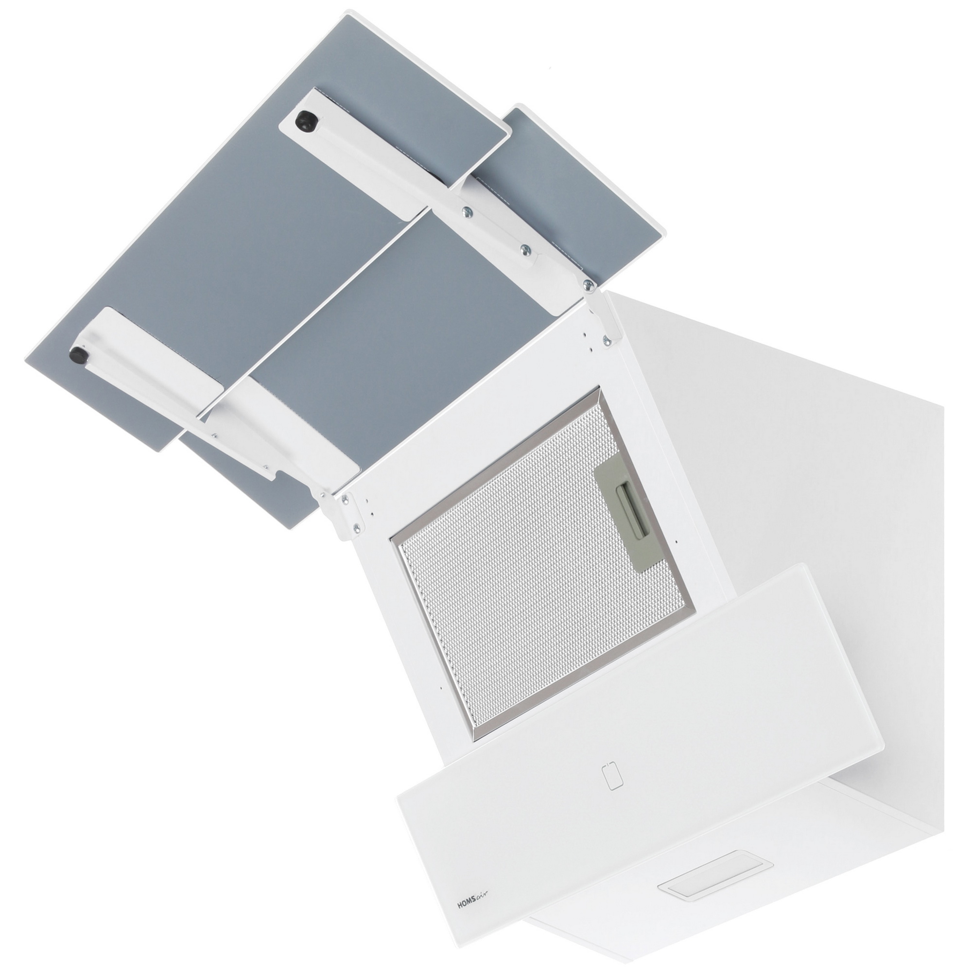 8160098 Вытяжка наклонная HOMSair VERTICAL 60 белый/белый STDN-0132093 - Вид №2