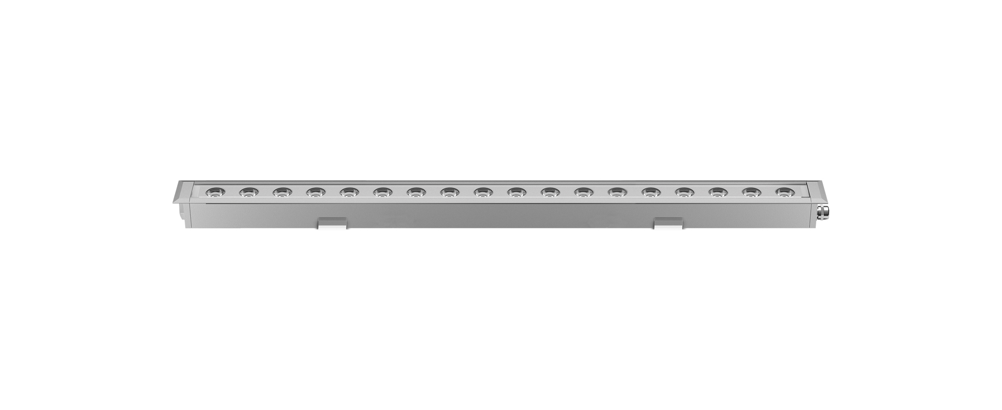 8398507 Встраиваемый в пешеходный пол Platek MINI CORNICHE Incasso   MINI CORNICHE 600 mm - 16 LED RGBW Elliptical  - Вид №1