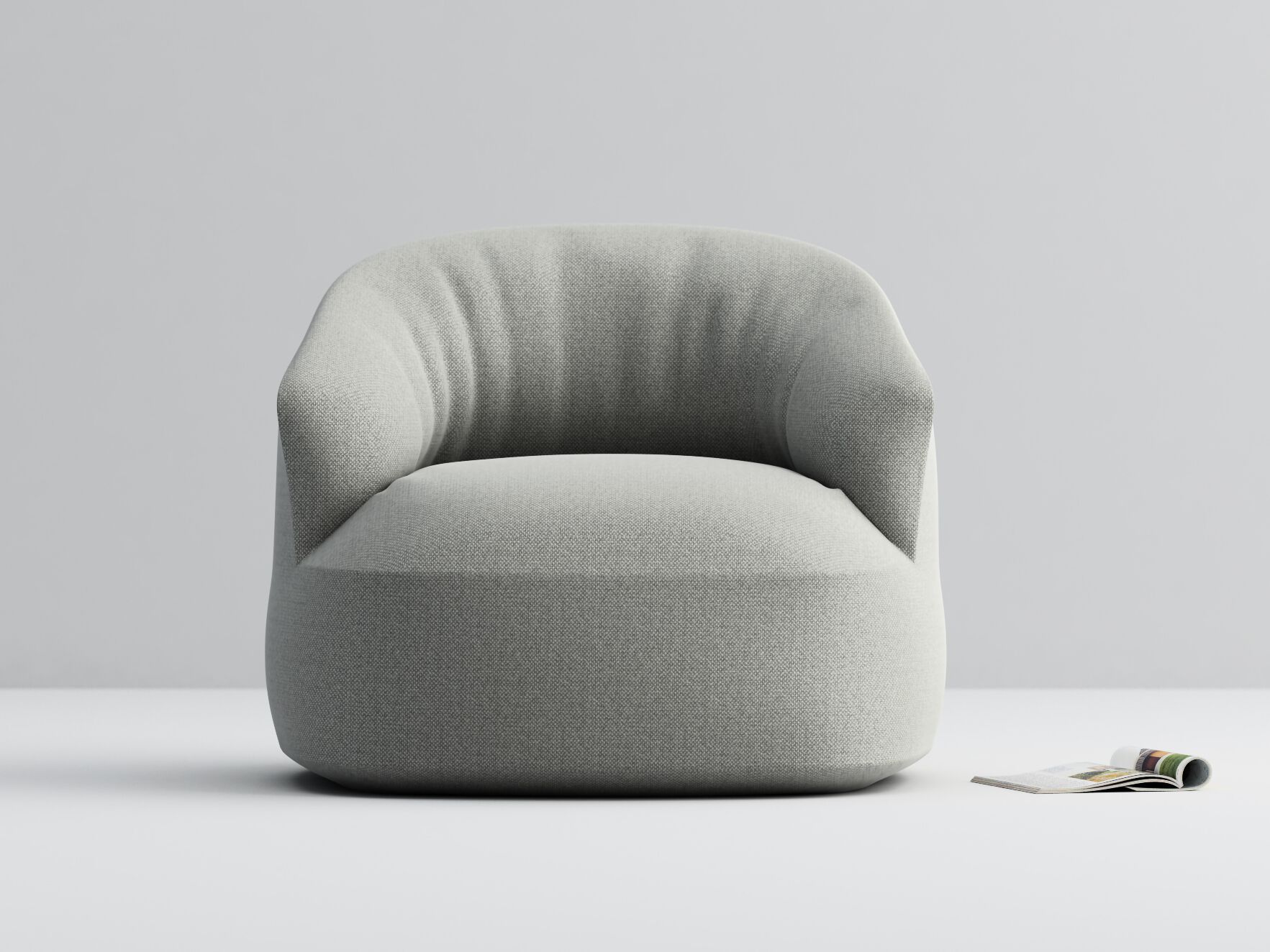 Вращающееся кресло из ткани или кожи Casamania & Horm Edith ARCH-00127927