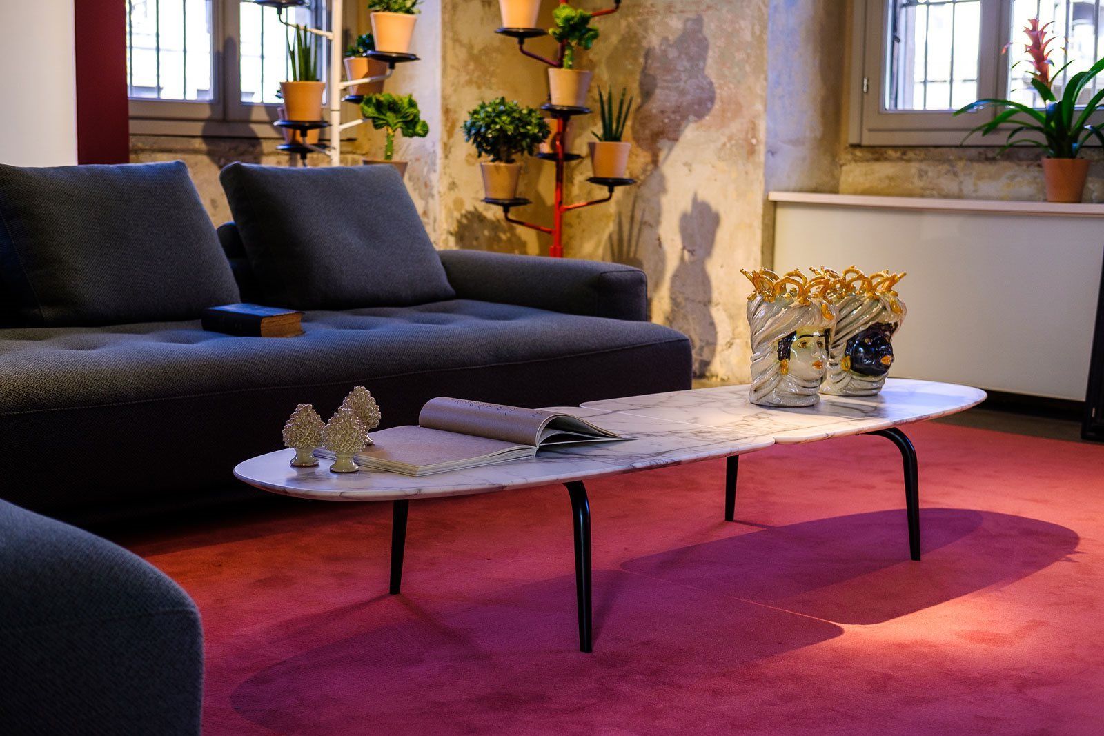 Низкий мраморный журнальный столик Zanotta GRAPHIUM ARCH-00124454 - Вид №4