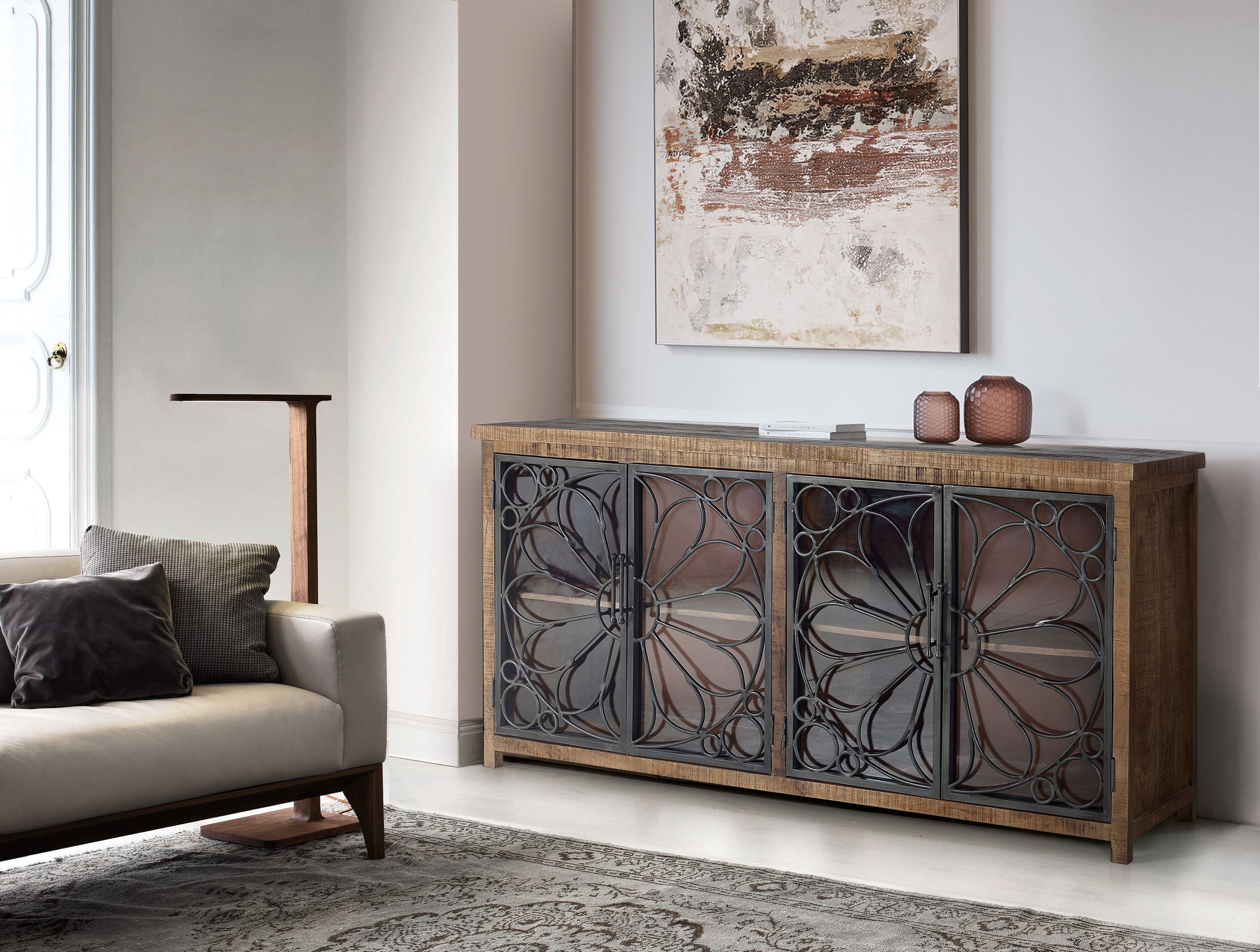 Манго и металлический шкаф с распашными дверями Giner y Colomer Broome ARCH-00147375 - Вид №2