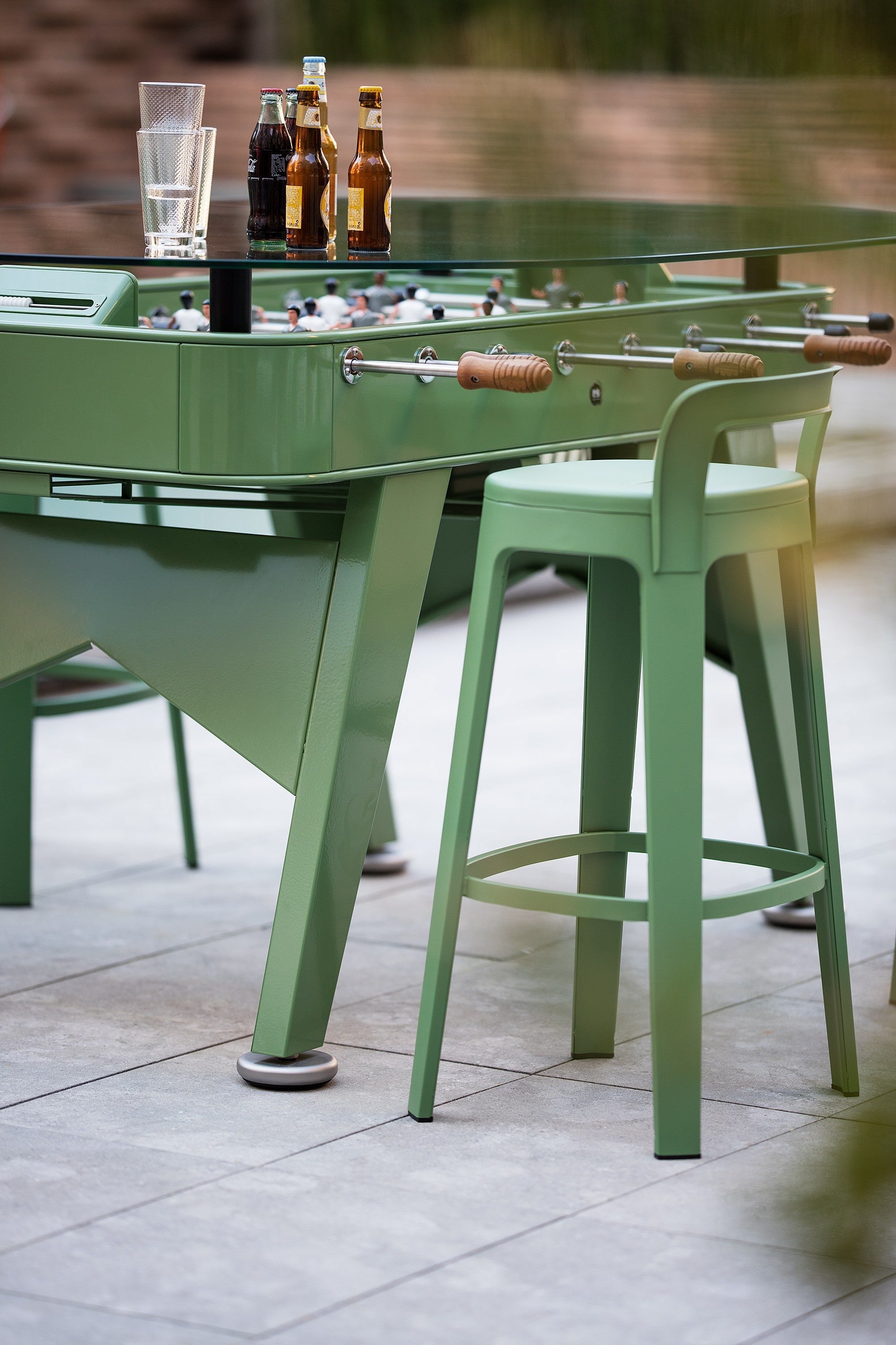 Овальный обеденный стол из стали и стекла RS Barcelona RS2 DINING ARCH-00079592 - Вид №5