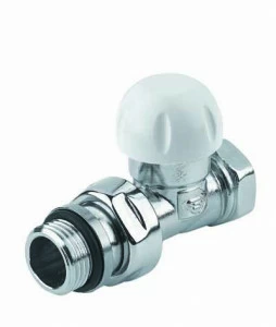 Carlo Poletti V141710CB Клапан термостатический угловой с подключением для стальной трубы.