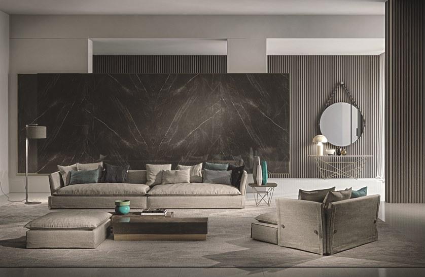 Frigerio Salotti Модульный диван с тканевой обивкой Kimono sun-id-1426332 - Вид №2