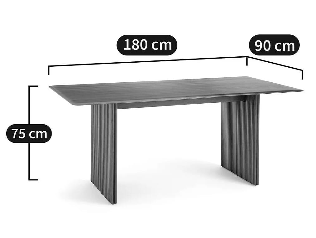 Прямоугольный стол из грецкого ореха AMPM MINELA ARCH-00103143 - Вид №9