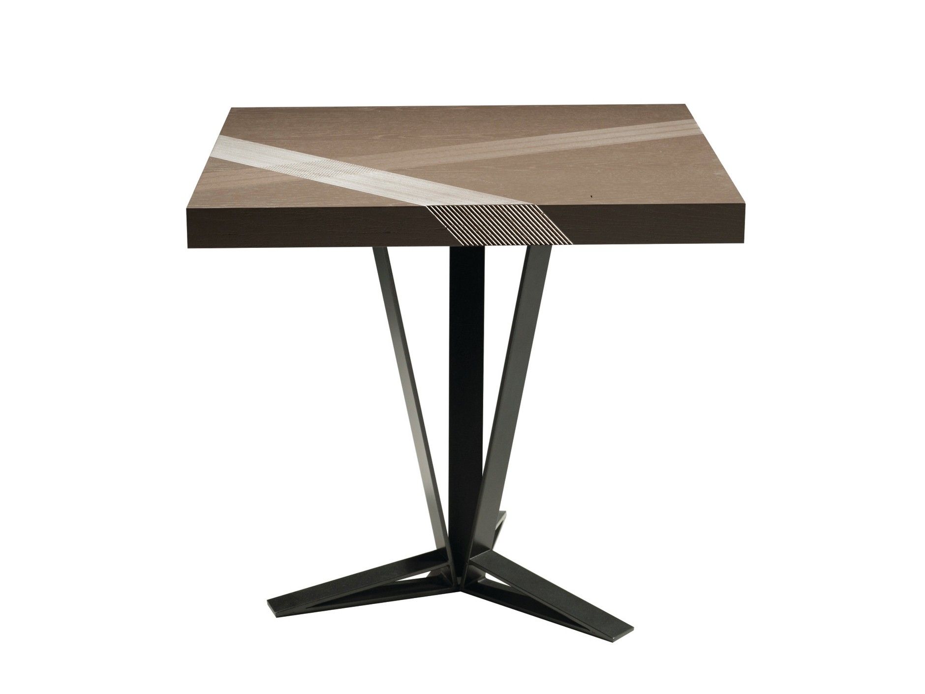 Высокий квадратный журнальный столик из дуба ROCHE BOBOIS ARCH-00038314 - Вид №1