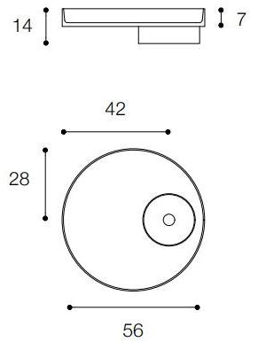 Накладная раковина на столешницу  овальная Falper Eccentrico sun-id-1352386 - Вид №2