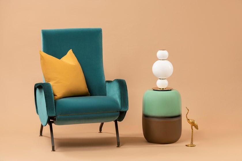 Formagenda Настольная лампа из светодиодного стекла с диммером Pearls sun-id-1427196 - Вид №14