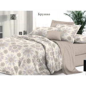 90254843 Комплект постельного белья Эльф De Luxe 145-Брунно, двуспальный, сатин STLM-1022440