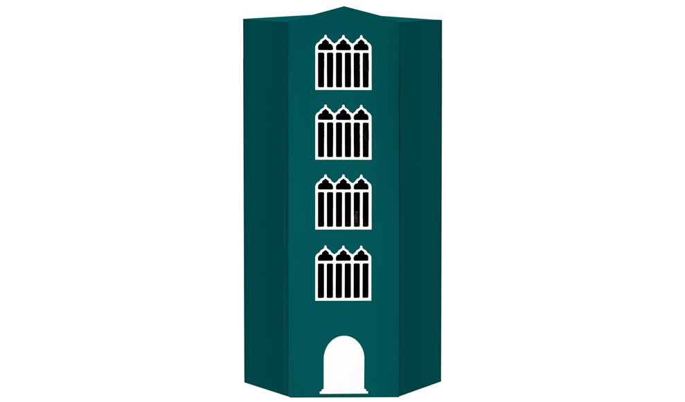 Шкаф угловой детский левый "Венеция-XL" МАНДАРИН ВЕНЕЦИЯ 178660 Красный Santreyd - Вид №1