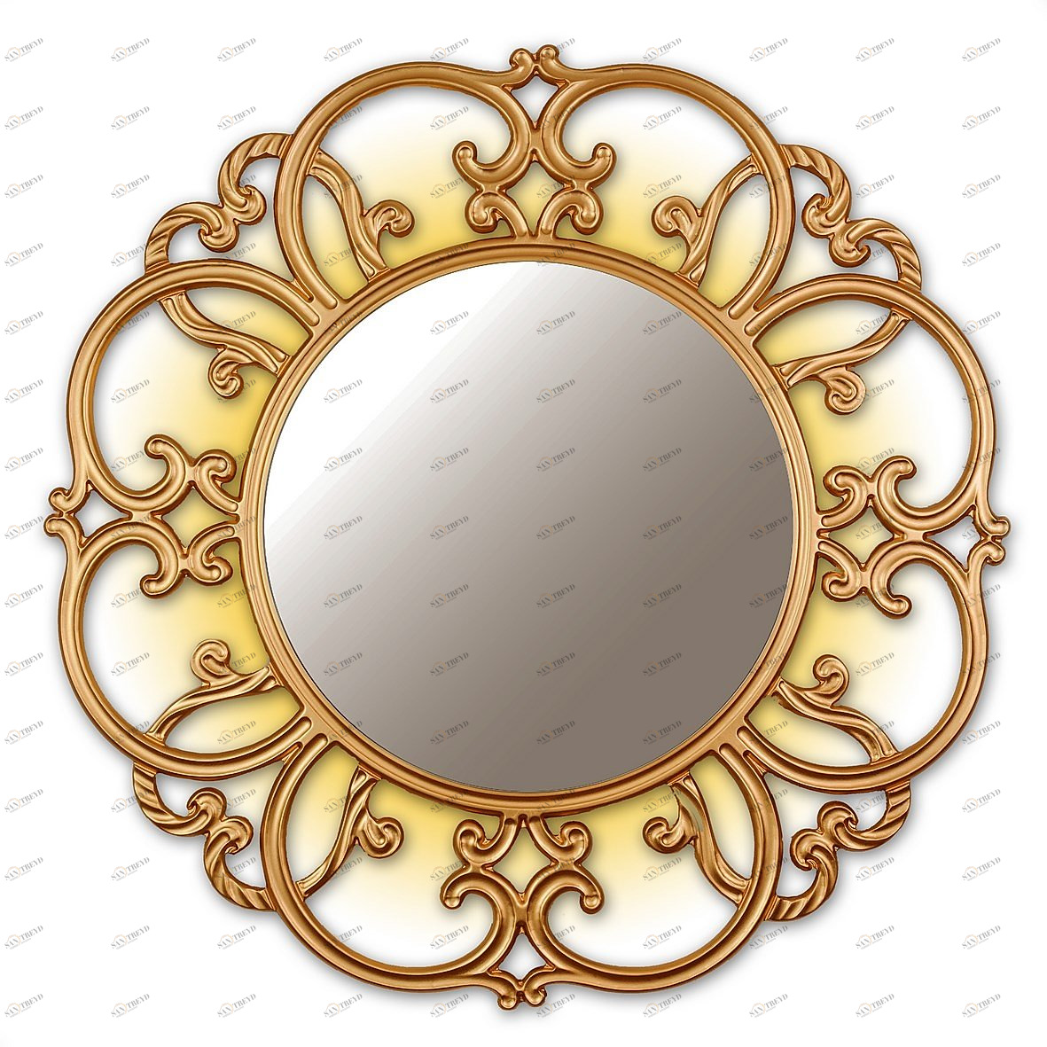 Бронзовое зеркало настенное TIFFANY IN SHAPE TIFFANY 00-3860108 Бронза