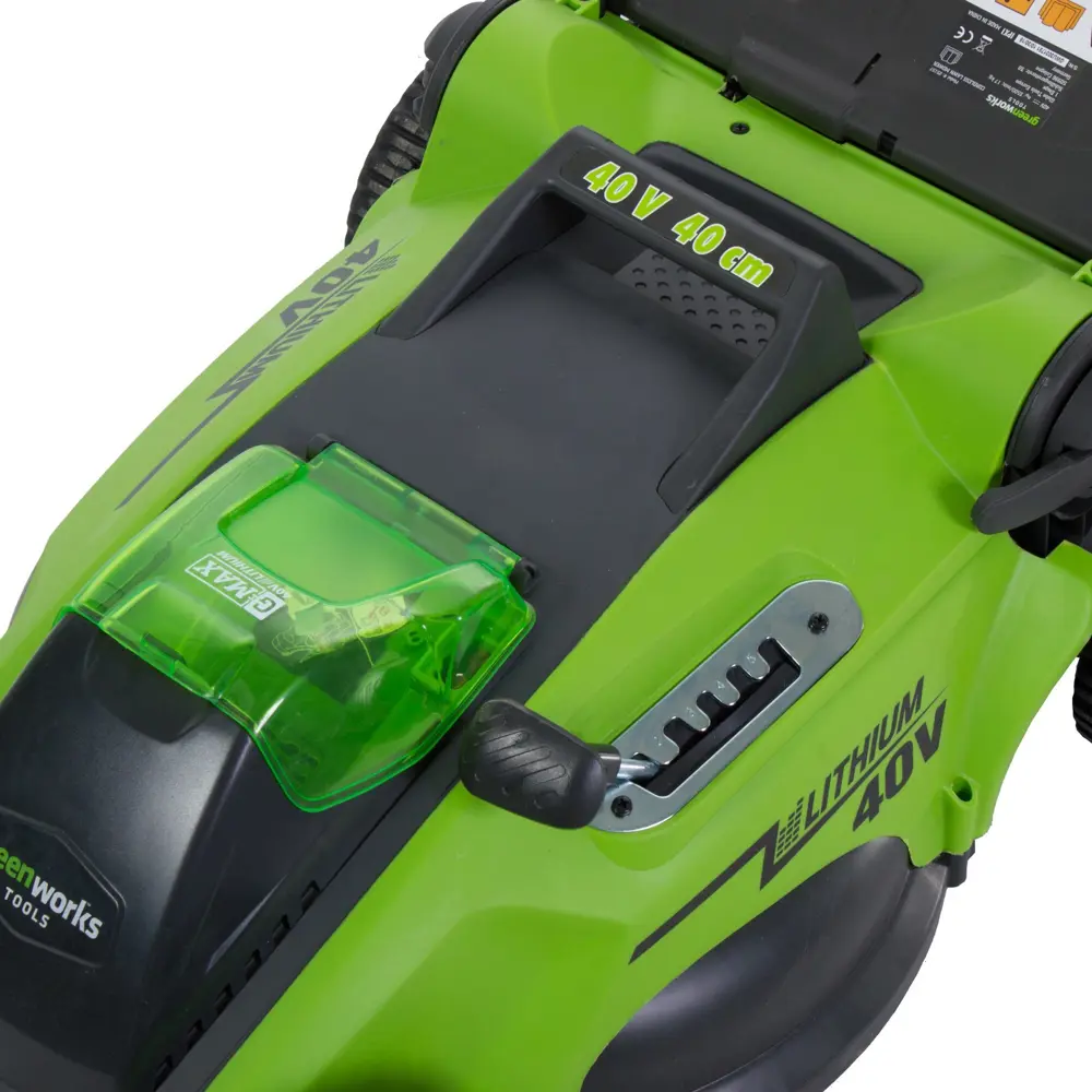 Газонокосилка аккумуляторная GreenWorks G40LM41 40 В 40 см АКБ и ЗУ не входит в комплект 18802571 STLM-2000069  - Вид №2