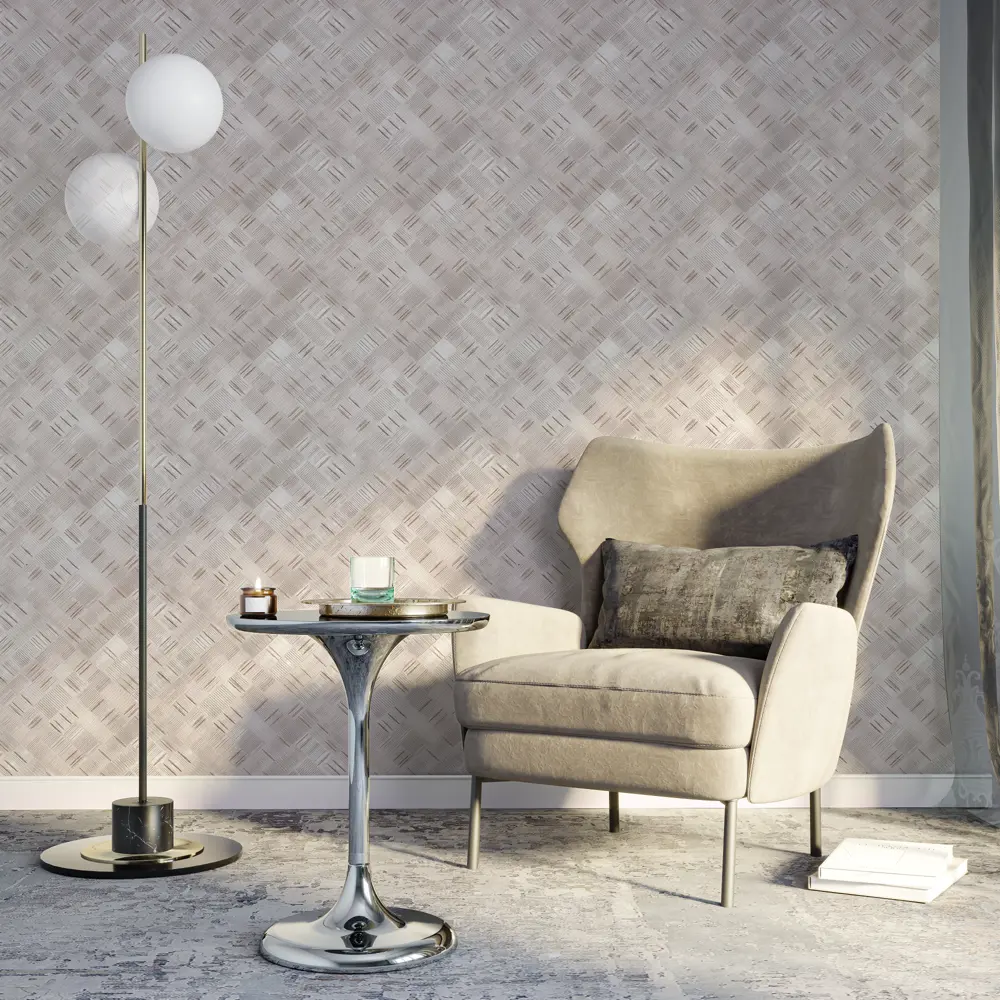 Обои флизелиновые Palitra Life Persia серо-бежевые 1.06 м PL71869-29 84721771 STLM-2015604 - Вид №2