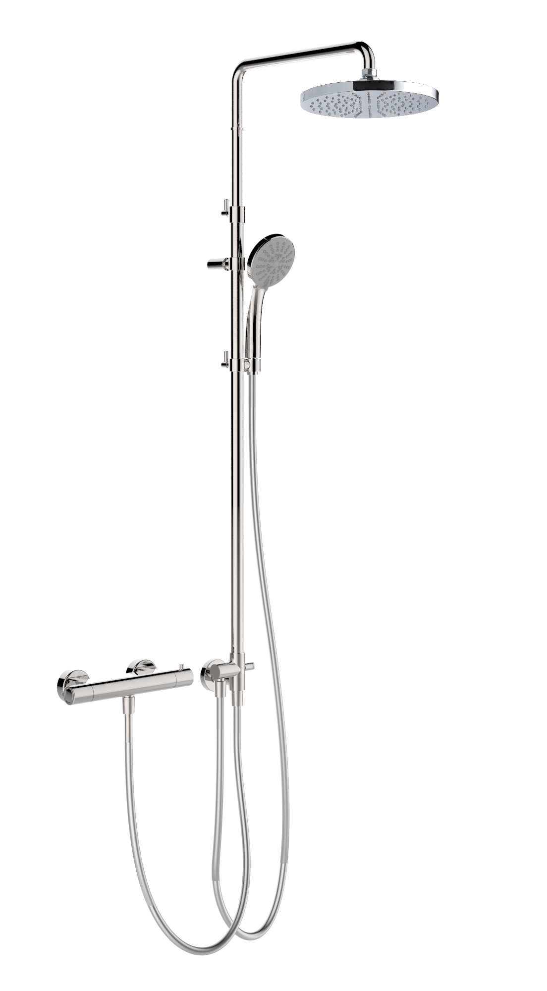 00-1836-N-CR CARIMALI Риголетто телескопическая, душевая лейка Stick 