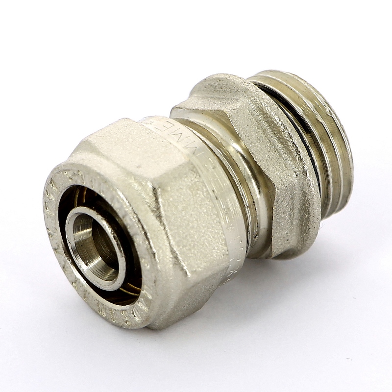 Муфта обжим-Н никелированная с прокладкой O-ring TIEMME 16х1/2" 1600022