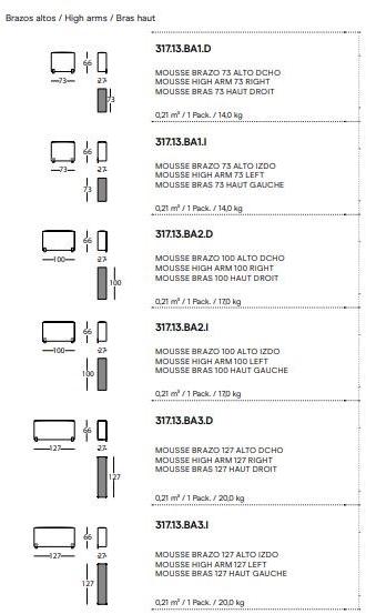 Sancal 2-х местный кожаный диван Mousse sun-id-1458871 - Вид №3