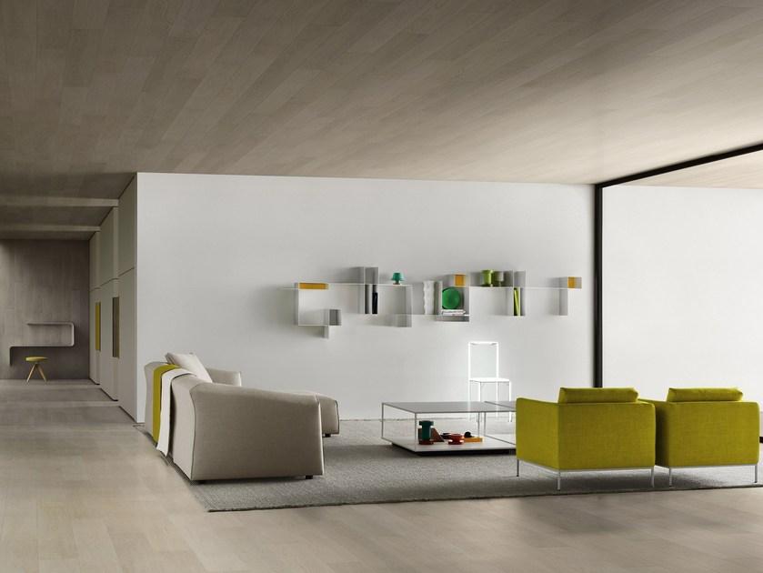 MDF Italia Модульный подвесной книжный шкаф из листового металла Random sun-id-1487685 - Вид №3