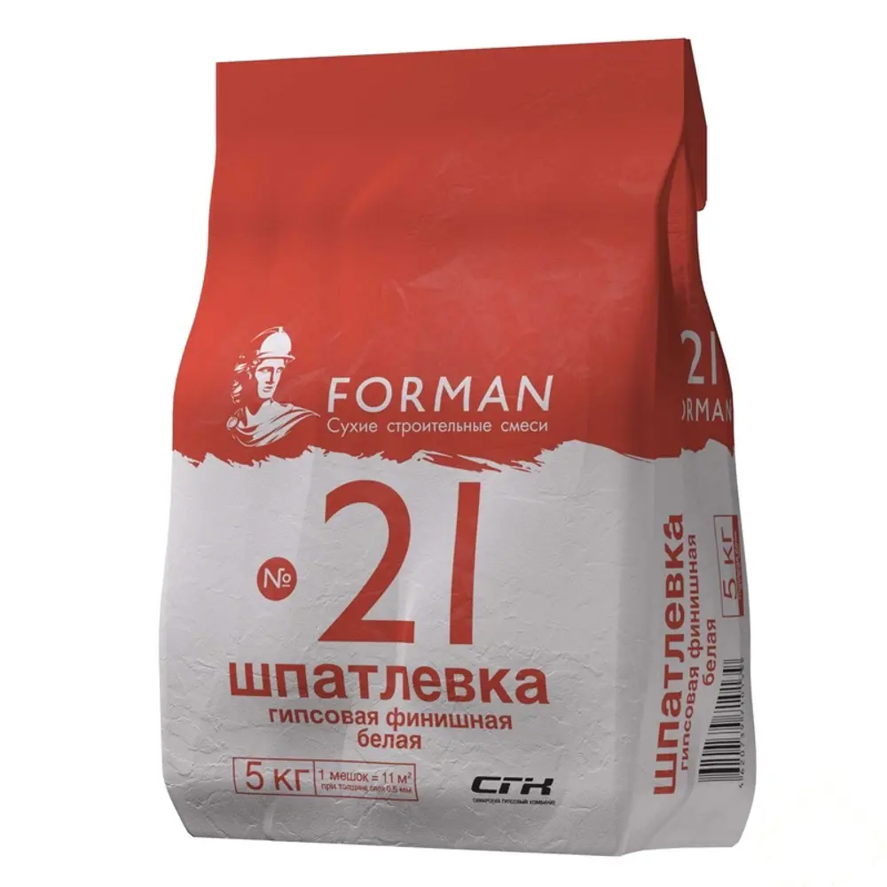 Шпаклёвка гипсовая финишная Forman№21 5 кг STLM-2211876