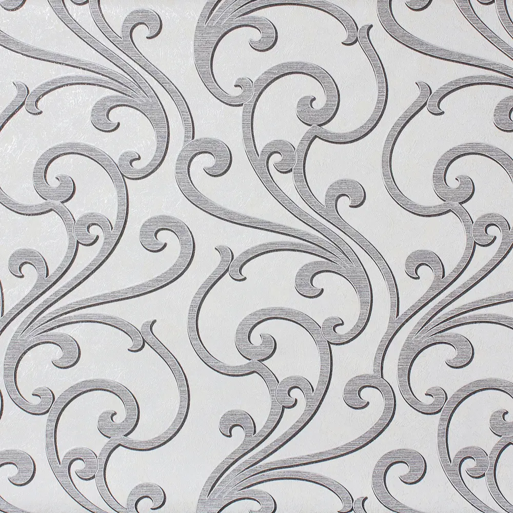 Обои 1.06х10 м орнамент цвет серый ЭР4373-4 Erismann PRIMAVERA STLM-2046551 - Вид №1