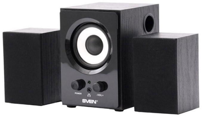 SV-013080BK Колонки ( с сабвуфером) ас ms-80 (7 вт), чёрный Sven Santreyd 