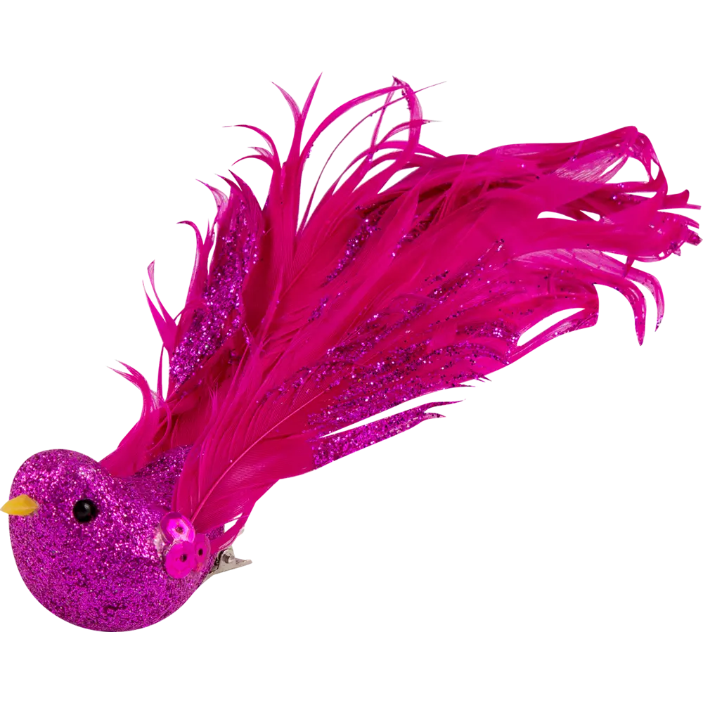 Ёлочное украшение «Птица на прищепке» цвет розовый Santreyd STLM-2210499