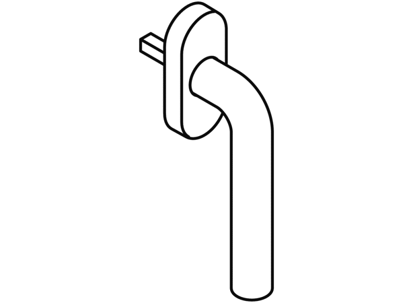 111FG.6 оконная ручка HEWI System 111 | Polyamid  - Вид №5