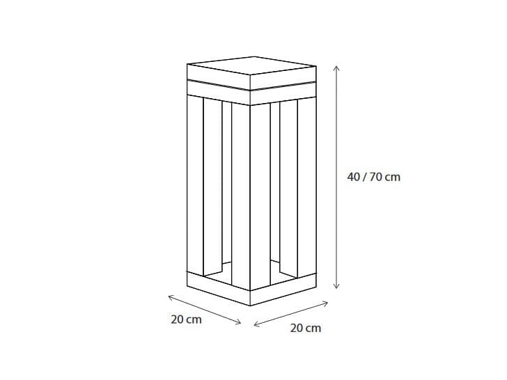 Гранитный светодиодный световой столб Authentage Lighting Pipilier ARCH-00048299 - Вид №3