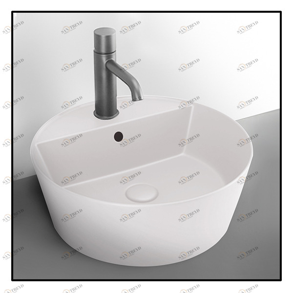 HALAT45TL Накладная раковина на столешницу  круглая Ceramica Cielo 